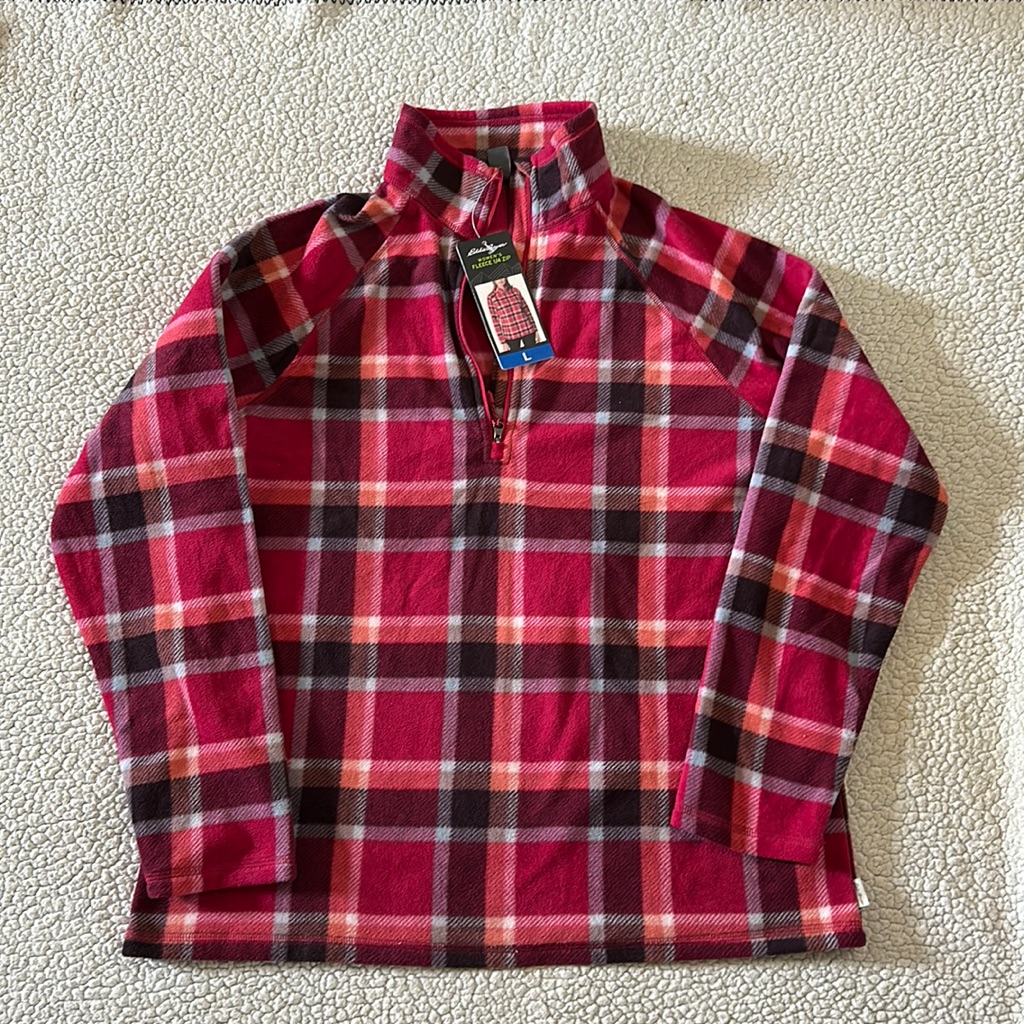 Brand New Eddie Bauer  Fleece 14 Zip